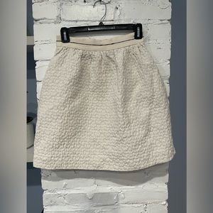Tara Jarmon - Skirt Textured Off White Size 38 / 8